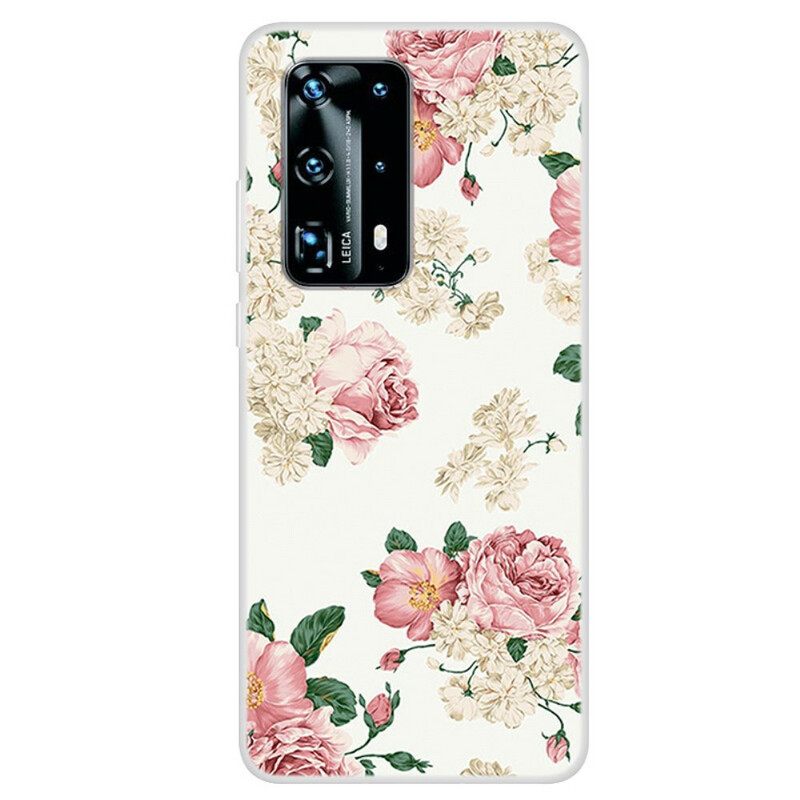 Case Huawei P40 Liberty Flowers