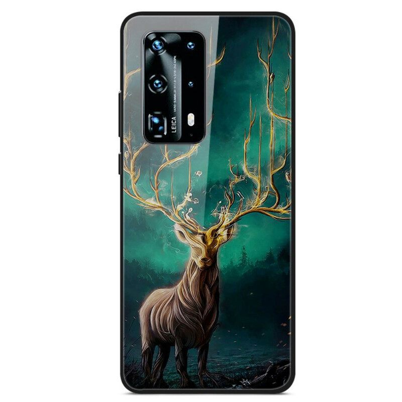 Case Huawei P40 Tempered Glass Deer King