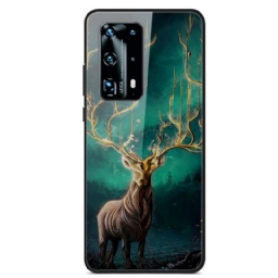 Case Huawei P40 Tempered Glass Deer King