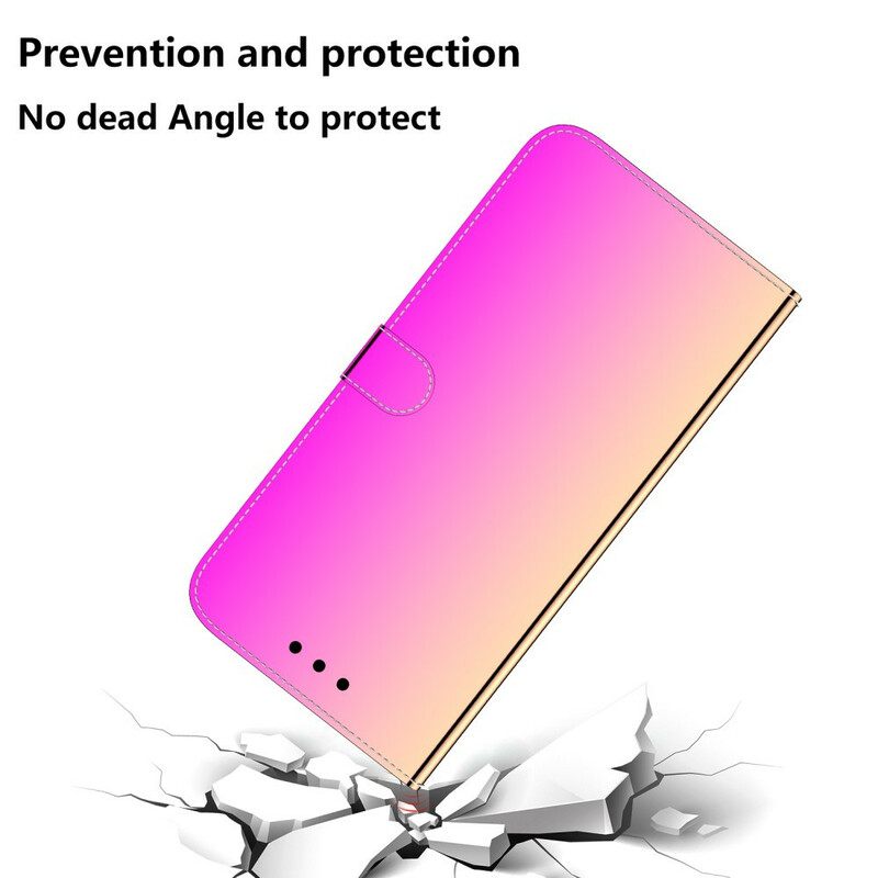 Kotelot Huawei P40 Keinonahkainen Peilin Kansi