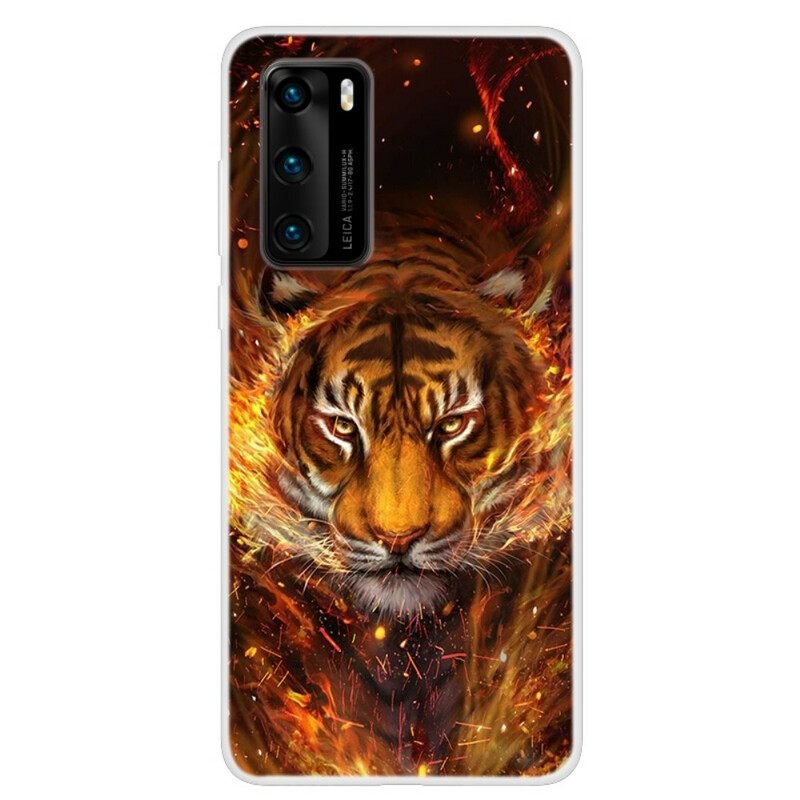 Kuori Huawei P40 Fire Tiger