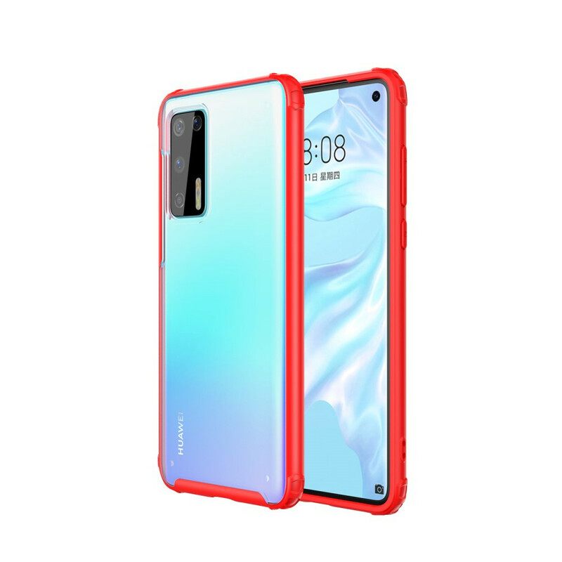 Kuori Huawei P40 Hybrid Design Silikonireunat