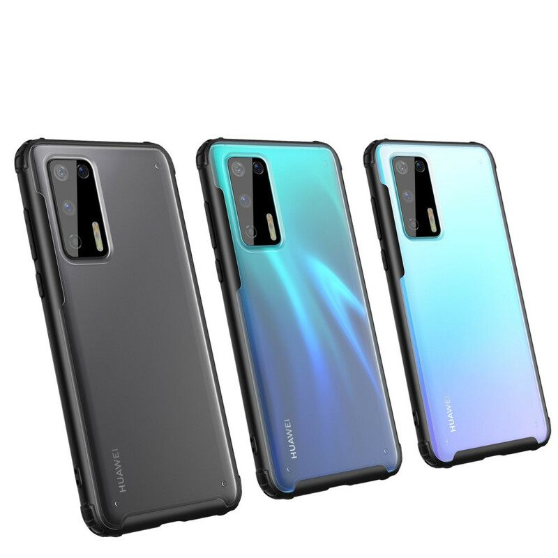 Kuori Huawei P40 Hybrid Design Silikonireunat