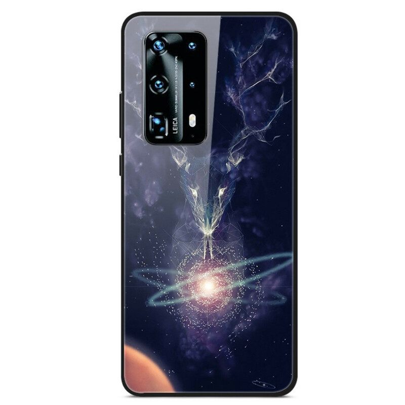 Kuori Huawei P40 Tempered Glass Star Deer