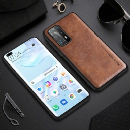 Kuori Huawei P40 Vintage Leather Effect