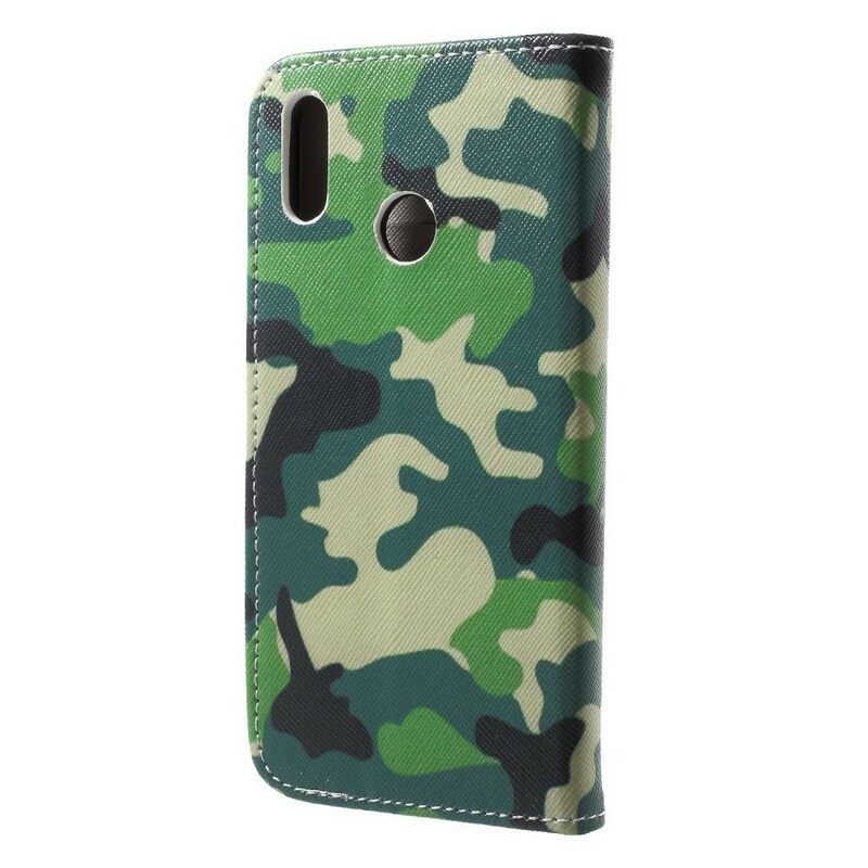 Flip Case Huawei P20 Lite Military Camouflage