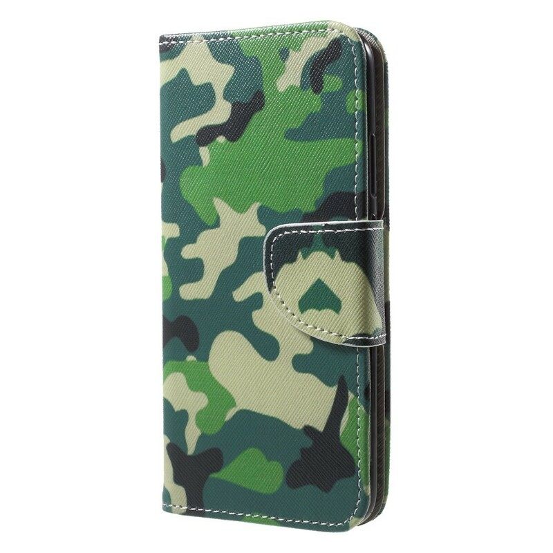 Flip Case Huawei P20 Lite Military Camouflage