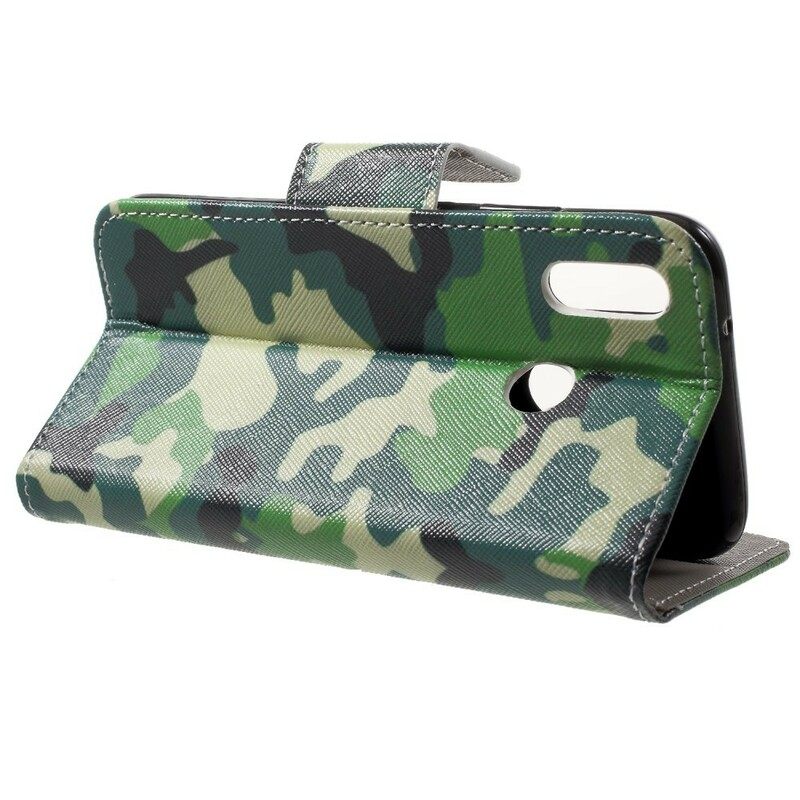 Flip Case Huawei P20 Lite Military Camouflage