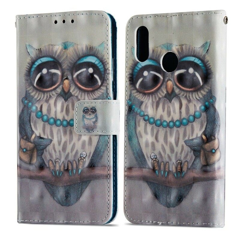 Kotelot Huawei P20 Lite Miss Owl 3d