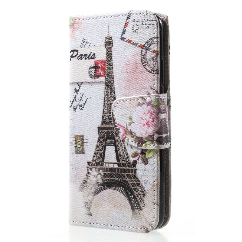 Kotelot Huawei P20 Lite Retro Eiffel-torni