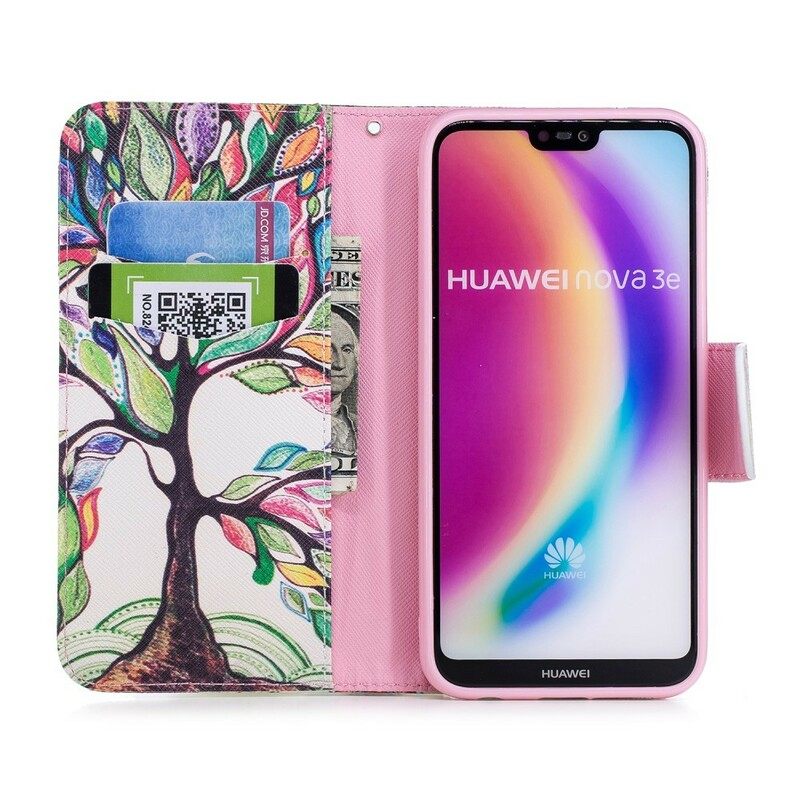 Kotelot Huawei P20 Lite Värikäs Puu