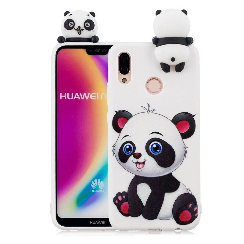 Kuori Huawei P20 Lite 3d Söpö Panda