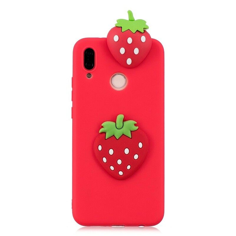 Kuori Huawei P20 Lite 3d Strawberry