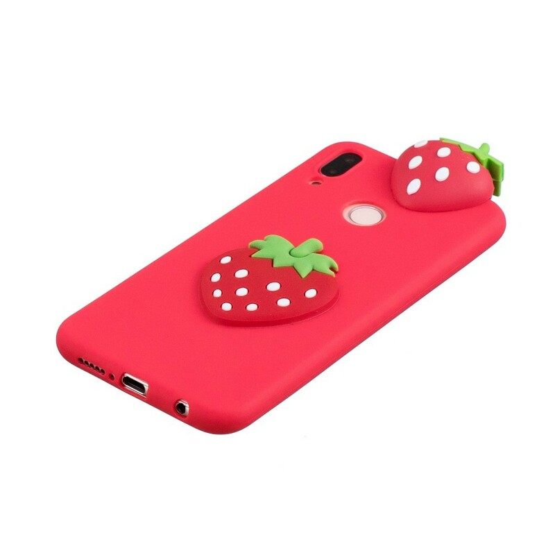 Kuori Huawei P20 Lite 3d Strawberry