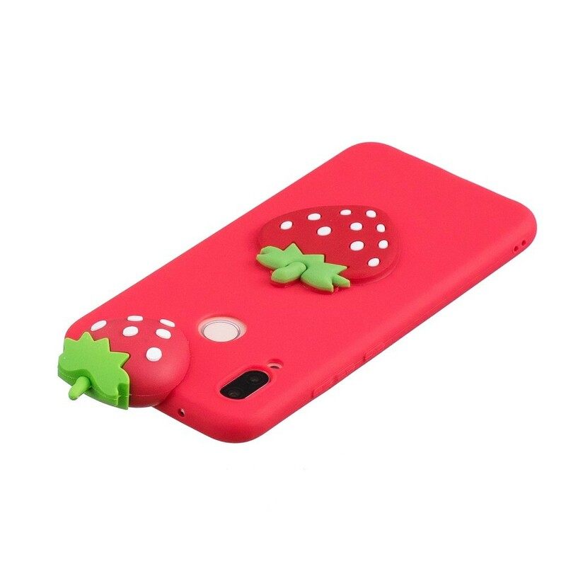 Kuori Huawei P20 Lite 3d Strawberry