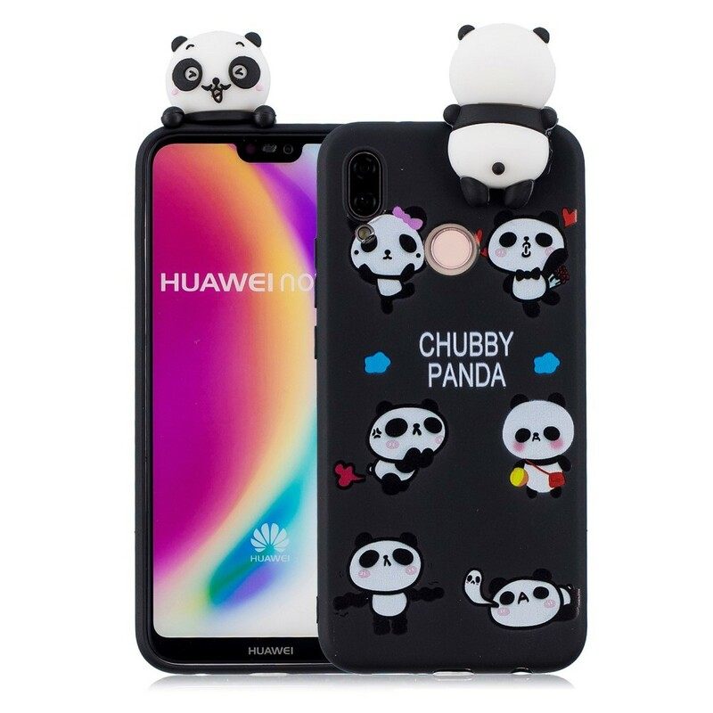 Kuori Huawei P20 Lite Chuba Panda 3d