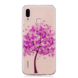 Kuori Huawei P20 Lite Transparent Crazy Tree