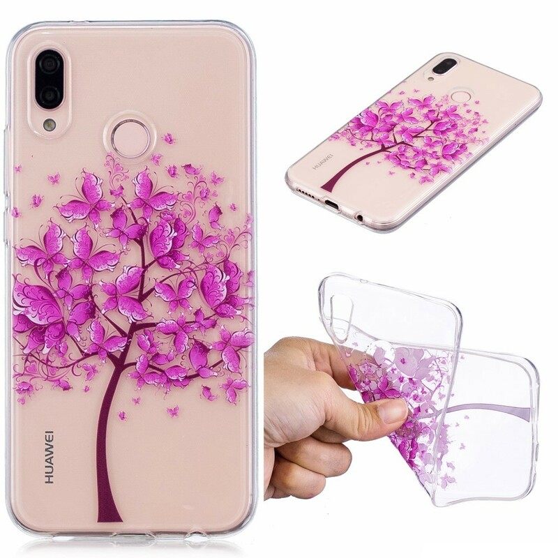 Kuori Huawei P20 Lite Transparent Crazy Tree