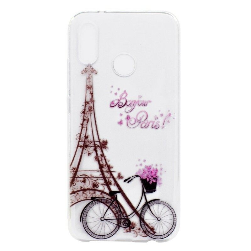 Kuori Huawei P20 Lite Transparent Hei Paris