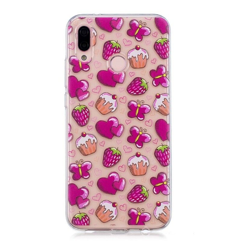 Kuori Huawei P20 Lite Transparent Love Cakes