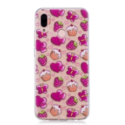 Kuori Huawei P20 Lite Transparent Love Cakes