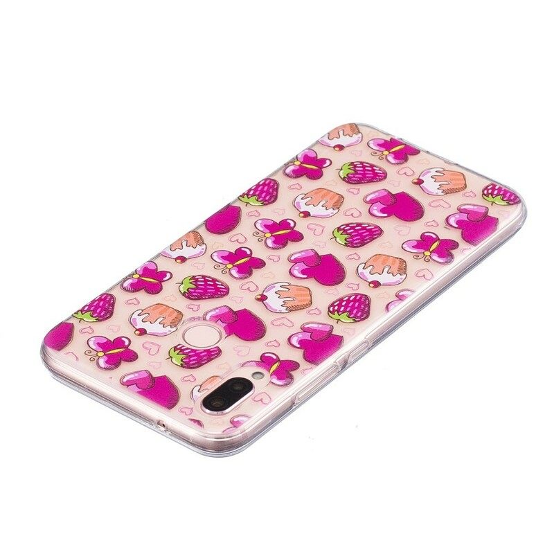 Kuori Huawei P20 Lite Transparent Love Cakes