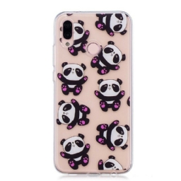 Kuori Huawei P20 Lite Transparent Pandas Pidä Hauskaa