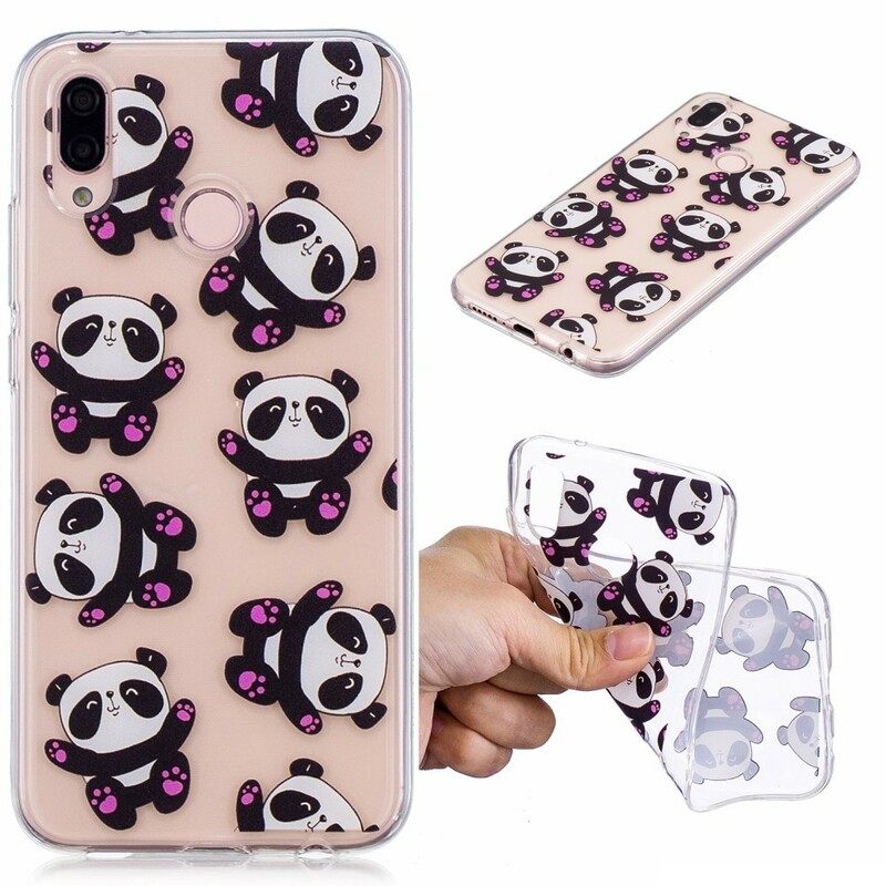 Kuori Huawei P20 Lite Transparent Pandas Pidä Hauskaa