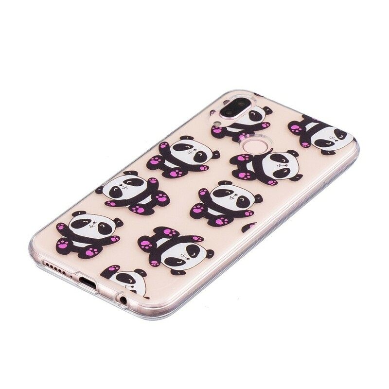 Kuori Huawei P20 Lite Transparent Pandas Pidä Hauskaa