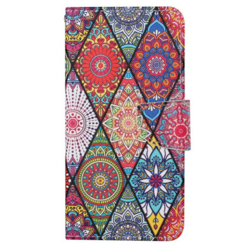 Kuoret Samsung Galaxy S24 Ultra 5g Patchwork Hihnalla