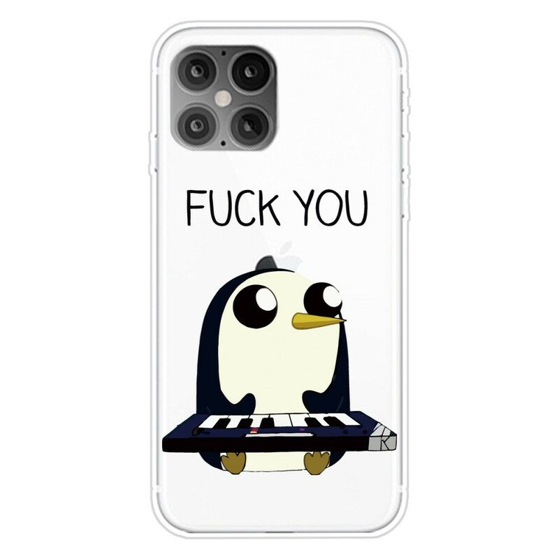 Case iPhone 12 Pro Max Penguin Haista Vittuun