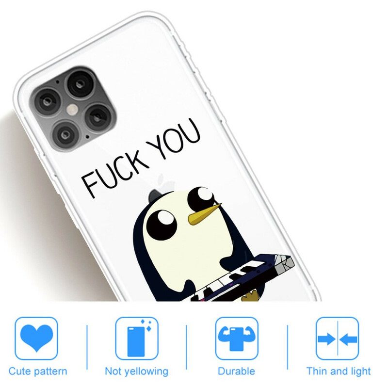 Case iPhone 12 Pro Max Penguin Haista Vittuun