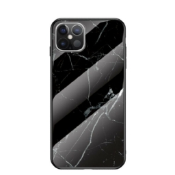 Case iPhone 12 Pro Max Tempered Glass Marble Colors