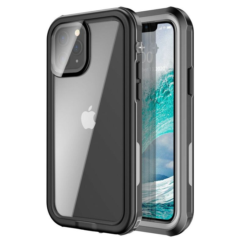 Case iPhone 12 Pro Max Vedenkestävä Läpinäkyvä