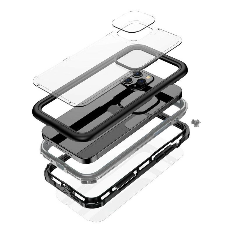 Case iPhone 12 Pro Max Vedenkestävä Läpinäkyvä