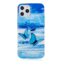 Kuori iPhone 12 Pro Max Fluorescent Butterfly Sarja