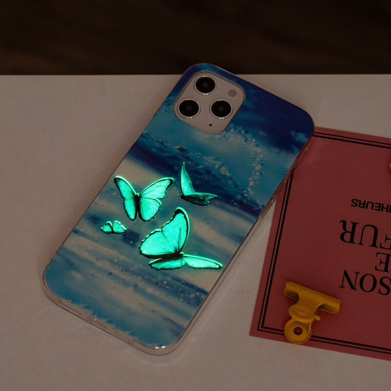 Kuori iPhone 12 Pro Max Fluorescent Butterfly Sarja