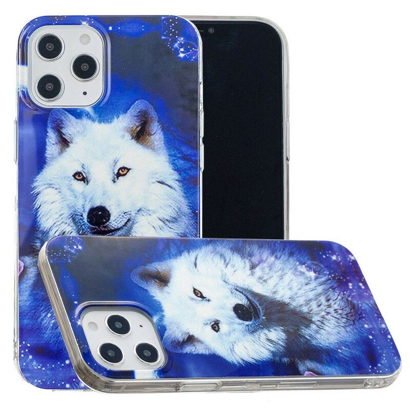 Kuori iPhone 12 Pro Max Fluorescent Wolf Sarja