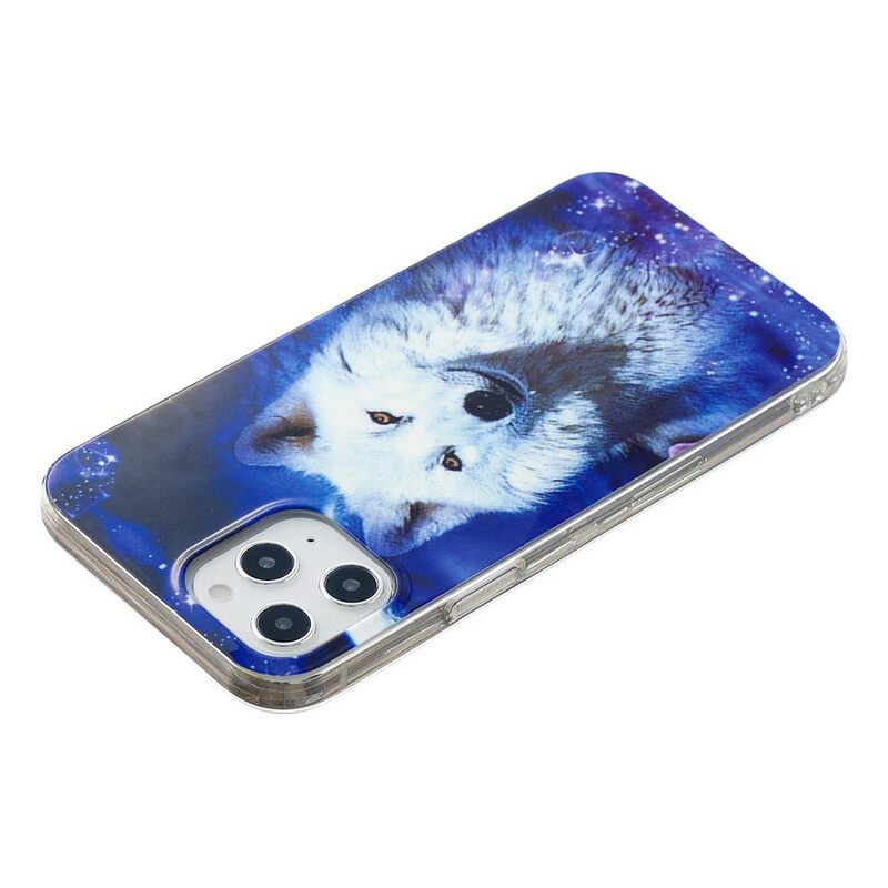 Kuori iPhone 12 Pro Max Fluorescent Wolf Sarja