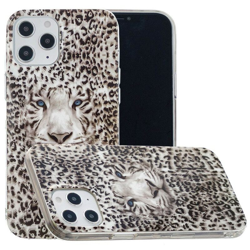 Kuori iPhone 12 Pro Max Fluoresoiva Leopard