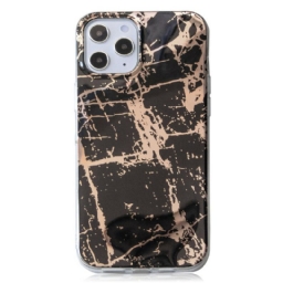 Kuori iPhone 12 Pro Max Marble Colored Geometry 2