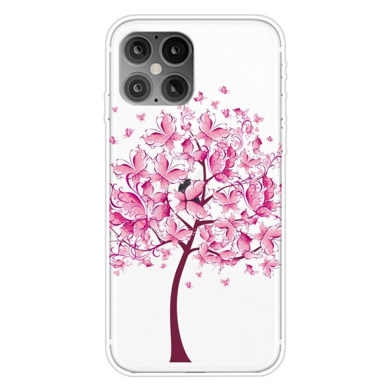 Kuori iPhone 12 Pro Max Pink Tree Top