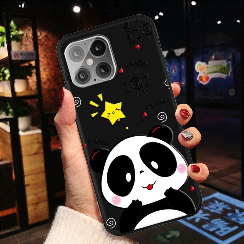 Kuori iPhone 12 Pro Max Star Panda