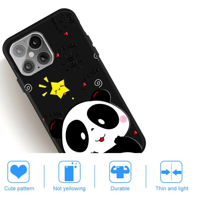 Kuori iPhone 12 Pro Max Star Panda