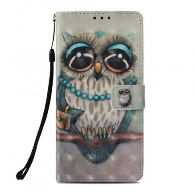 Kotelot Sony Xperia XZ3 Miss Owl 3d