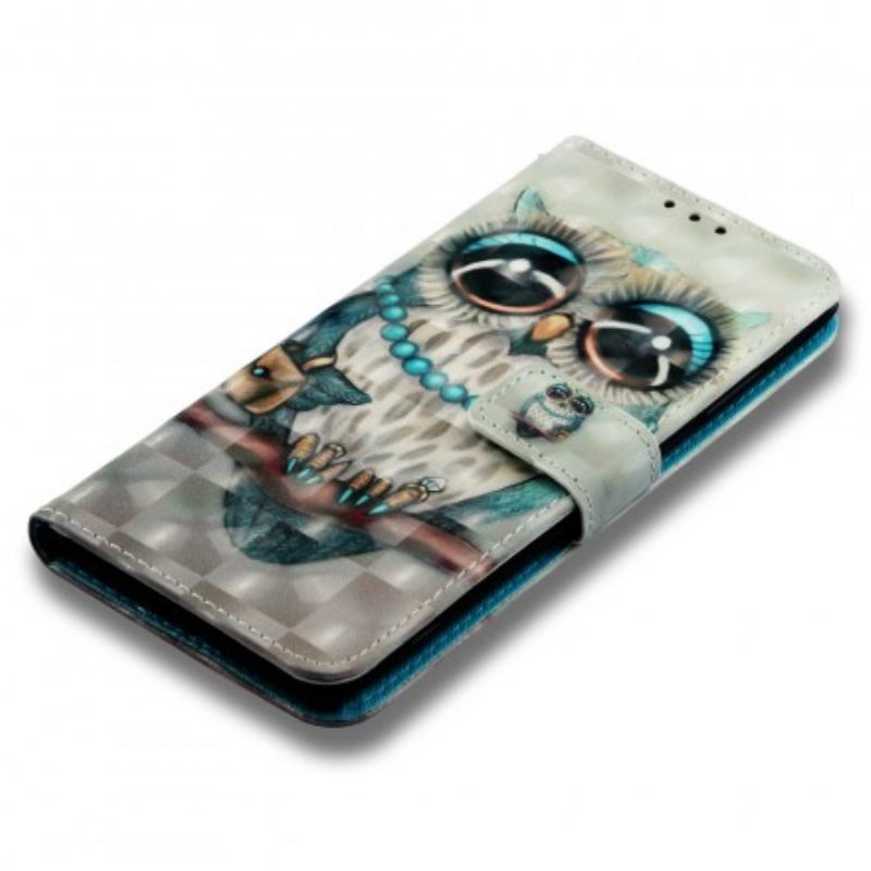 Kotelot Sony Xperia XZ3 Miss Owl 3d