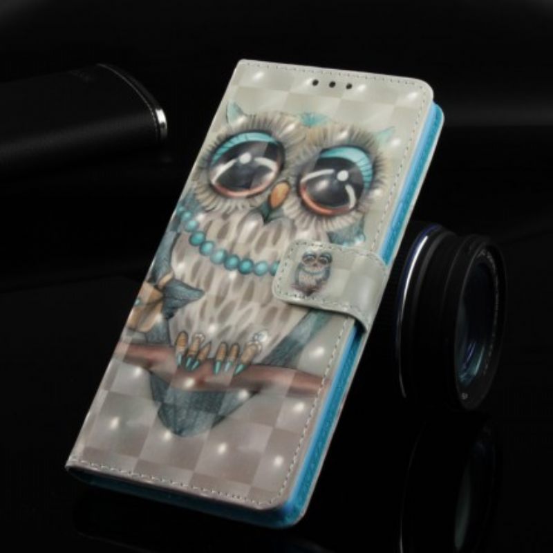 Kotelot Sony Xperia XZ3 Miss Owl 3d