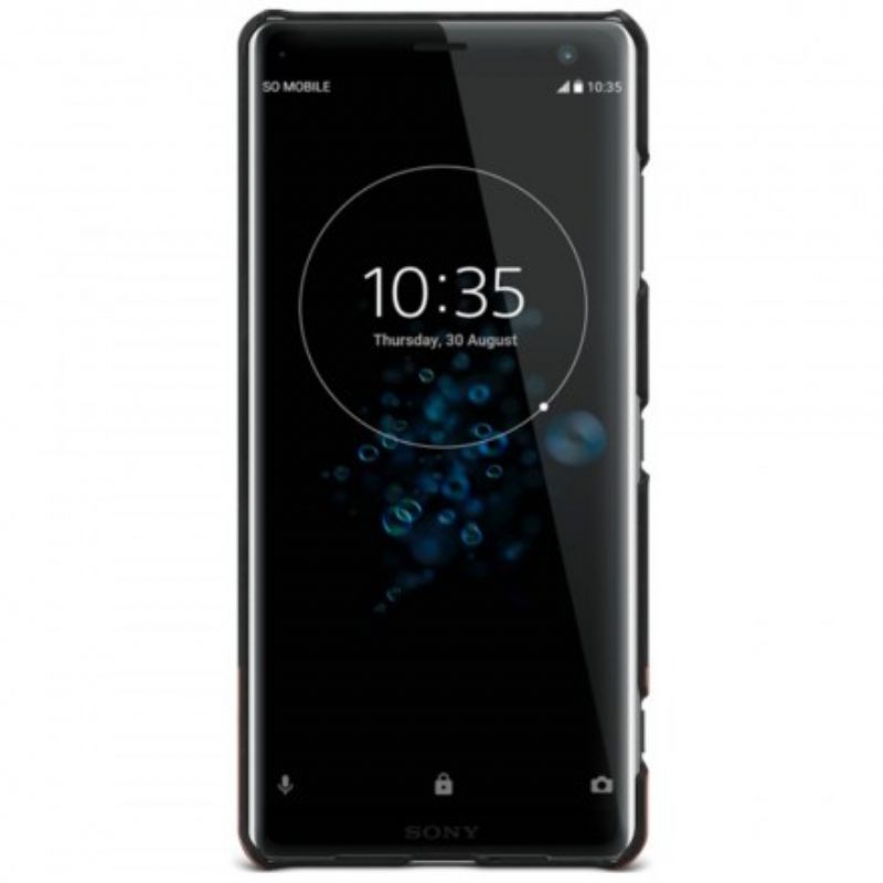 Kuori Sony Xperia XZ3 Imak Ruiyi Sarjan Nahkaefekti