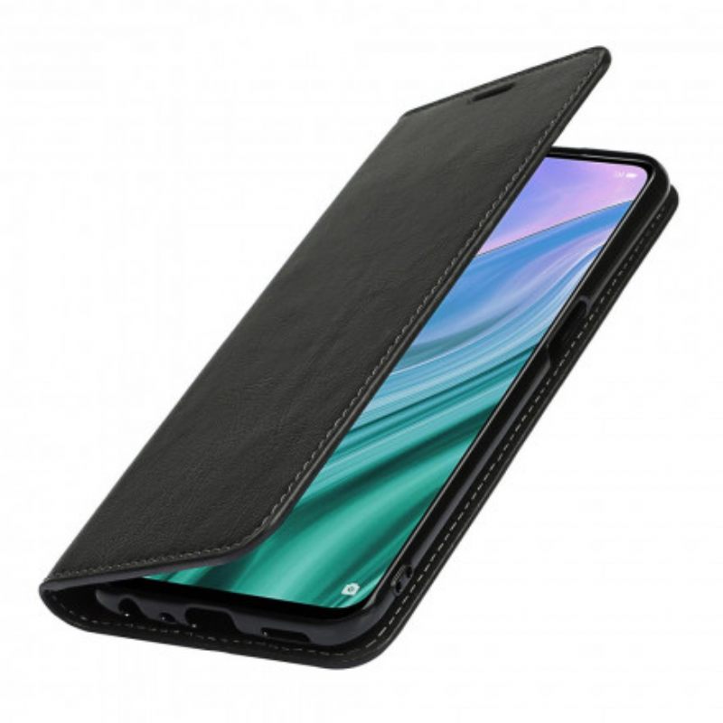 Puhelinkuoret Oppo A54 5G / A74 5G Kotelot Flip Aitoa Nahkaa