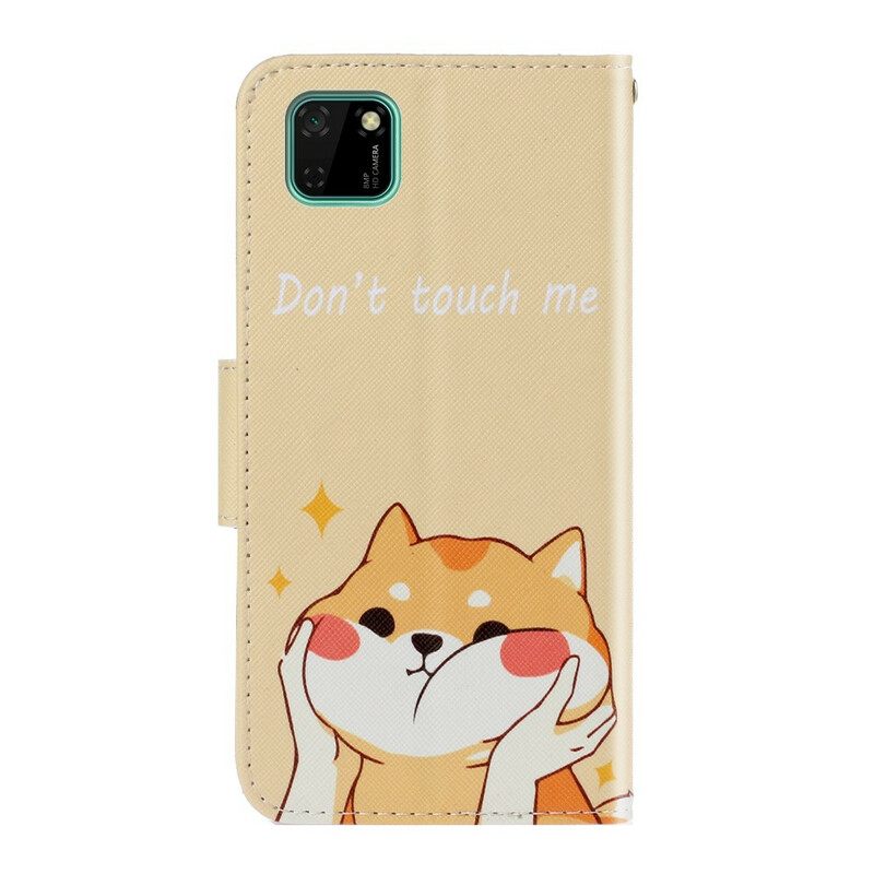 Kotelot Huawei Y5p Suojaketju Kuori Cat Don't Touch Me Strappy